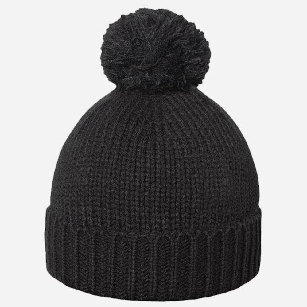 NWT Black Chunky Pom Pom Knit Beanie
